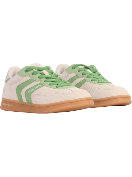 Sapatilhas Teddy Smith 120519 Bege/Verde para Mulher - Kiabi Sapatilhas Teddy Smith 120519 Bege/Verde para Mulher - Kiabi