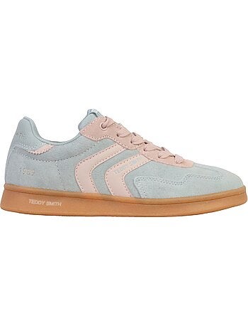 Sapatilhas teddy smith 120519 turquesa/rosa para mulher