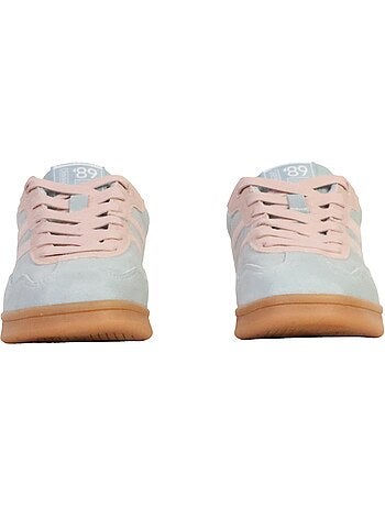 Sapatilhas teddy smith 120519 turquesa/rosa para mulher