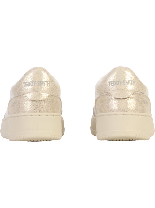 Sapatilhas Teddy Smith 120540 Dourado/Cru para Mulher - Kiabi