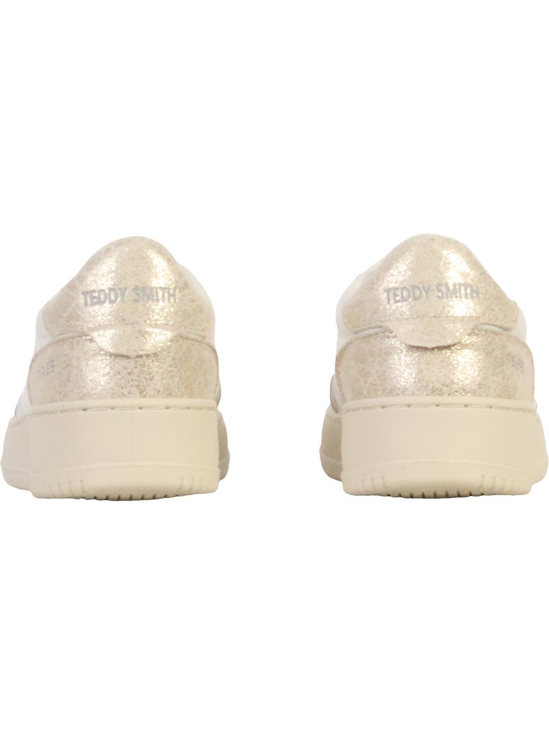 Sapatilhas Teddy Smith 120540 Dourado/Cru para Mulher Dourado/Ouro - Kiabi