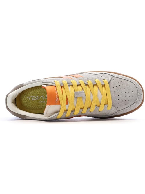 Sapatilhas Teddy Smith 120596 Cinza/Laranja para Homem - Kiabi