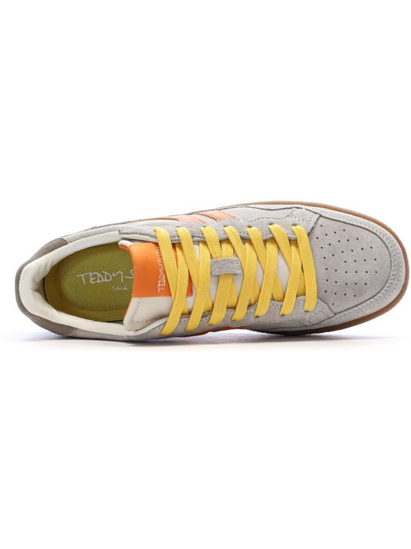 Sapatilhas Teddy Smith 120596 Cinza/Laranja para Homem Cinza-prateado - Kiabi