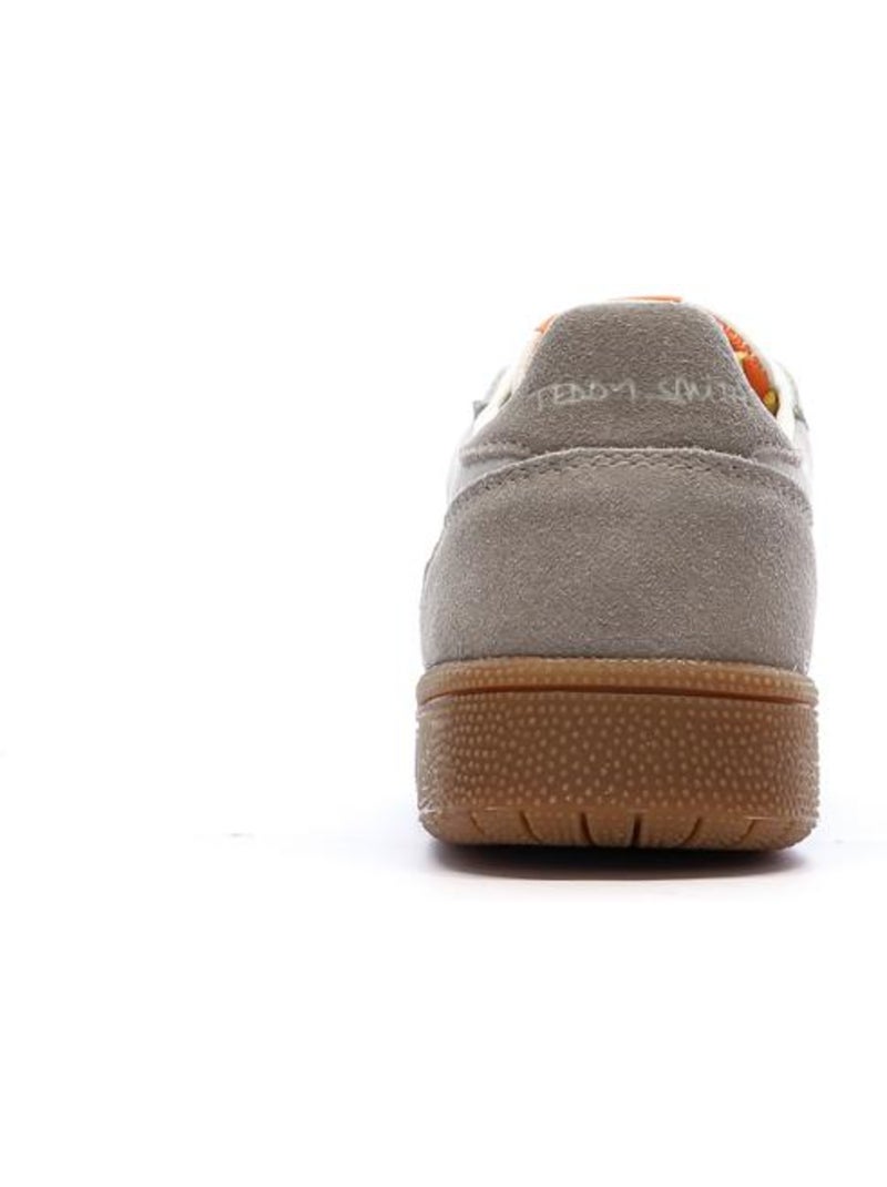 Sapatilhas teddy smith 120596 cinza/laranja para mulher Cinza-prateado - Kiabi