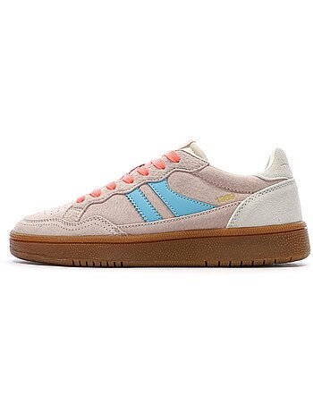 Sapatilhas teddy smith 120596 cinza/laranja para mulher