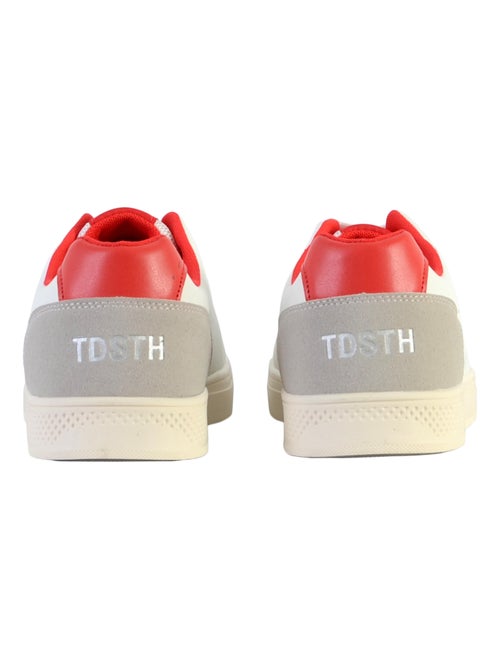 Sapatilhas Teddy Smith 1642 Brancas e Vermelhas para Homem - Kiabi Sapatilhas Teddy Smith 1642 Brancas e Vermelhas para Homem - Kiabi