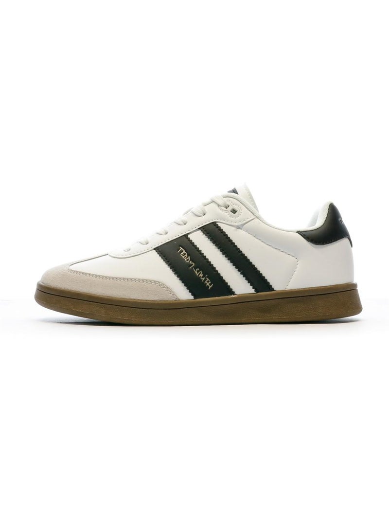 Sapatilhas Teddy Smith 78815 Brancas e Castanhas para Homem Branco Castanho Preto - Kiabi