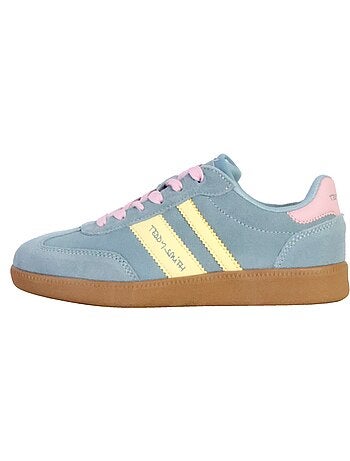 Sapatilhas Teddy Smith Azuis e Amarelas para Mulher 120123