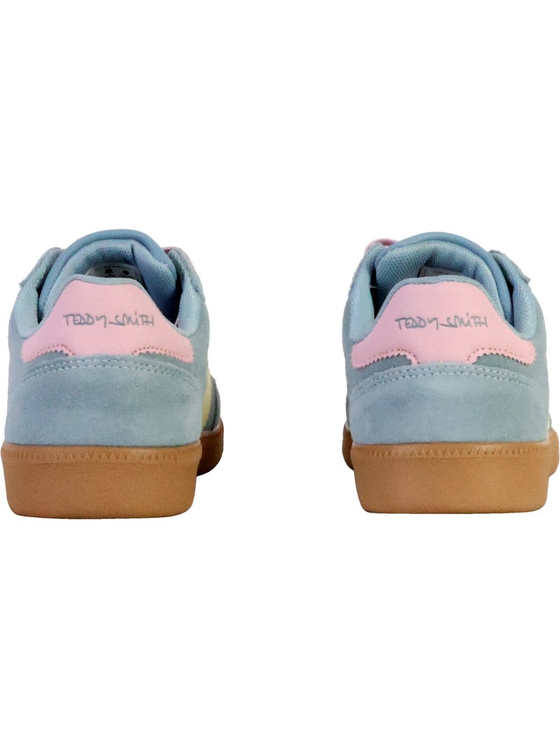 Sapatilhas Teddy Smith Azuis e Amarelas para Mulher 120123 Azul - Kiabi
