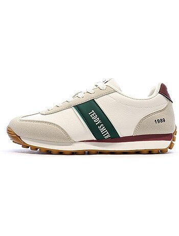 Sapatilhas Teddy Smith Bege/Bordeaux para Mulher 120548