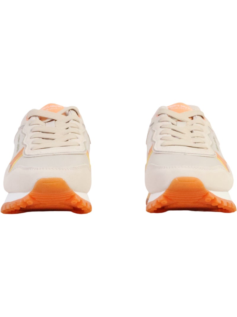 Sapatilhas Teddy Smith Bege/Laranja para Mulher 120515 Bege - Kiabi