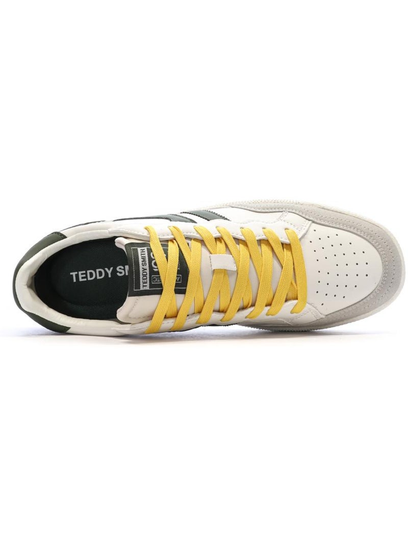 Sapatilhas Teddy Smith Blancas e Caqui para Homem Branco - Kiabi
