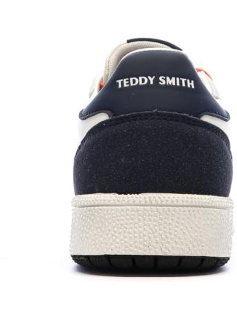 Sapatilhas Teddy Smith para Homem Brancas e Azuis-Marinho 120597 Azul-marinho - Kiabi