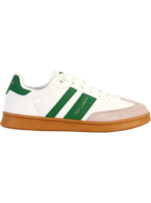 Sapatilhas Teddy Smith para Homem Brancas e Verdes 120032 - Kiabi Sapatilhas Teddy Smith para Homem Brancas e Verdes 120032 - Kiabi