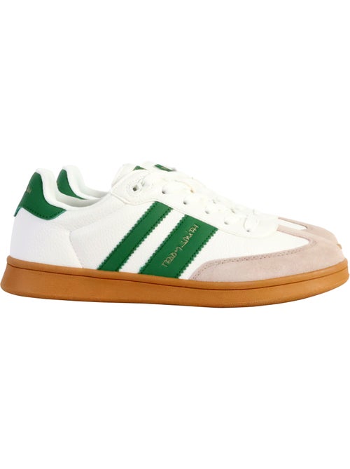 Sapatilhas Teddy Smith para Homem Brancas e Verdes 120032 - Kiabi Sapatilhas Teddy Smith para Homem Brancas e Verdes 120032 - Kiabi