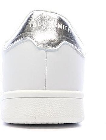 Sapatilhas Teddy Smith Plata Brancas e Prateadas para Mulher