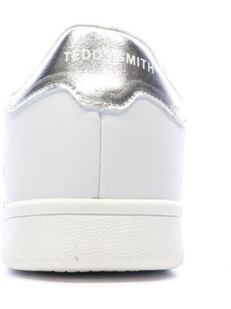Sapatilhas Teddy Smith Plata Brancas e Prateadas para Mulher Branco - Kiabi