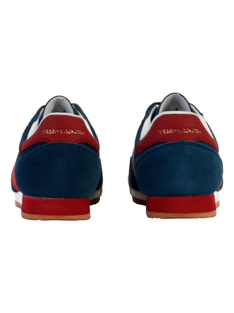 Sapatilhas Teddy Smith Serraje para Homem - Marinho/Vermelho Azul-marinho - Kiabi