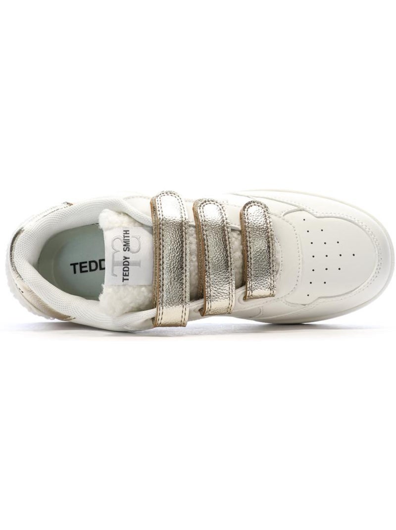 Sapatilhas Teddy Smith Sra C Bege/Dourado para Mulher Branco Dourado - Kiabi