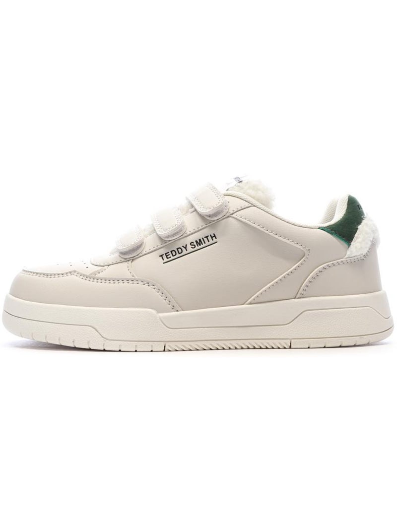 Sapatilhas Teddy Smith Sra C Cru/Verde para Mulher Ecru - Kiabi