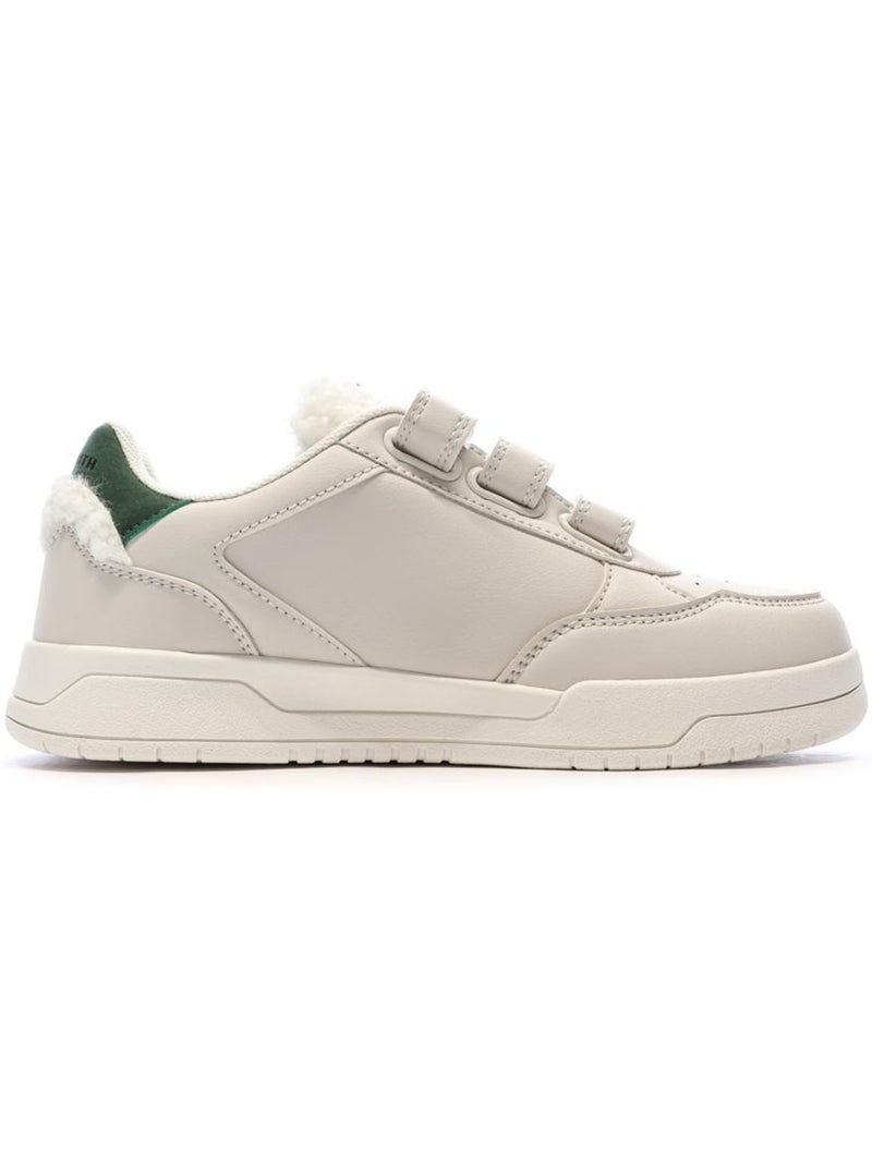 Sapatilhas Teddy Smith Sra C Cru/Verde para Mulher Ecru - Kiabi