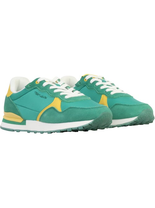Sapatilhas Teddy Smith Verde/Amarelo para Mulher 120549 - Kiabi Sapatilhas Teddy Smith Verde/Amarelo para Mulher 120549 - Kiabi