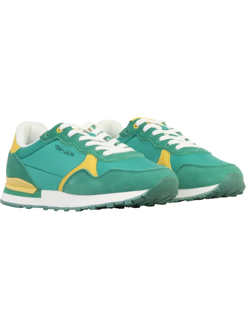 Sapatilhas Teddy Smith Verde/Amarelo para Mulher 120549 Verde - Kiabi