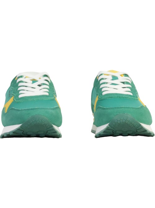 Sapatilhas Teddy Smith Verde/Amarelo para Mulher 120549 - Kiabi Sapatilhas Teddy Smith Verde/Amarelo para Mulher 120549 - Kiabi