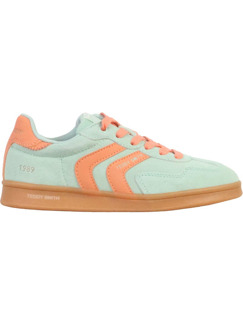 Sapatilhas Teddy Smith Verde/Laranja para Mulher 120519 Azul claro - Kiabi