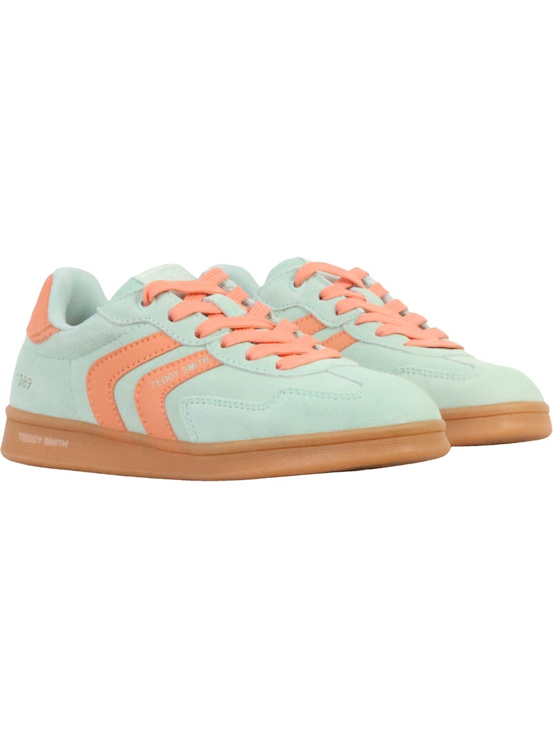 Sapatilhas Teddy Smith Verde/Laranja para Mulher 120519 Azul claro - Kiabi
