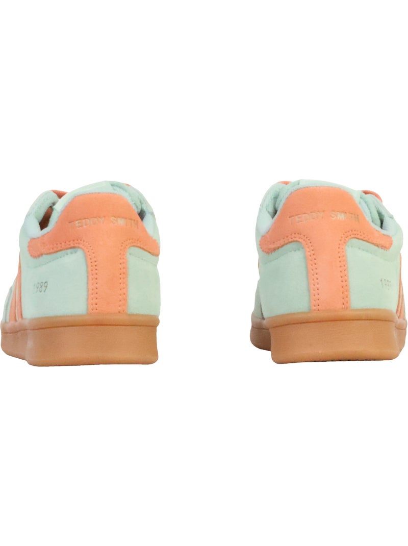 Sapatilhas Teddy Smith Verde/Laranja para Mulher 120519 Azul claro - Kiabi