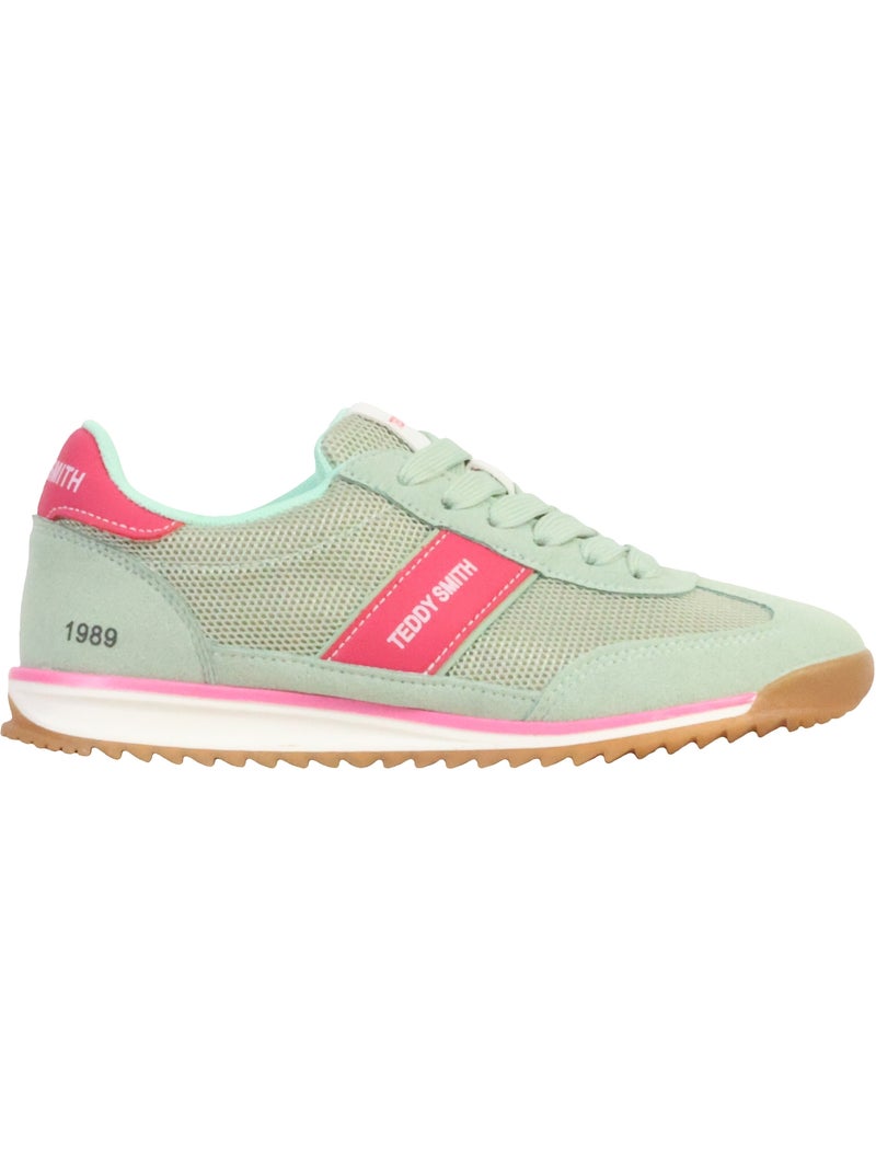 Sapatilhas Teddy Smith Verde/Rosa para Mulher 120549 Azul claro - Kiabi