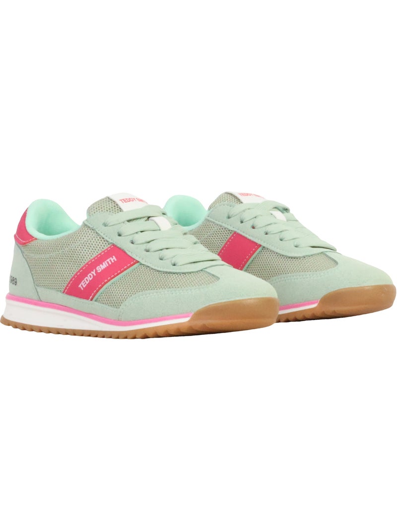 Sapatilhas Teddy Smith Verde/Rosa para Mulher 120549 Azul claro - Kiabi