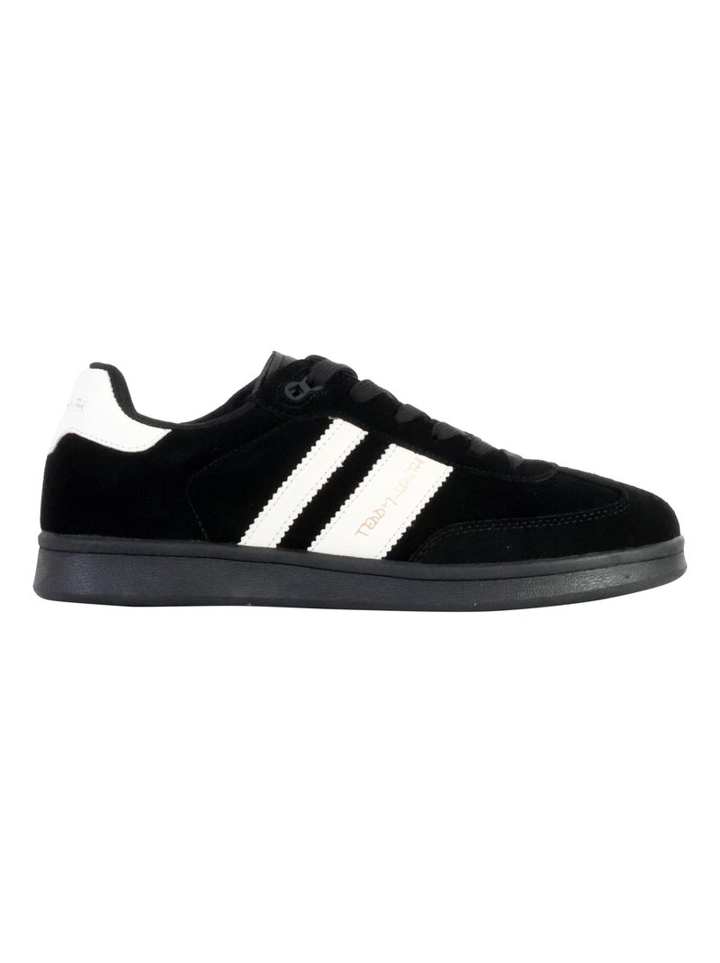 Sapatilhas Teddy Smith White Suede Pretas e Brancas para Homem Preto - Kiabi