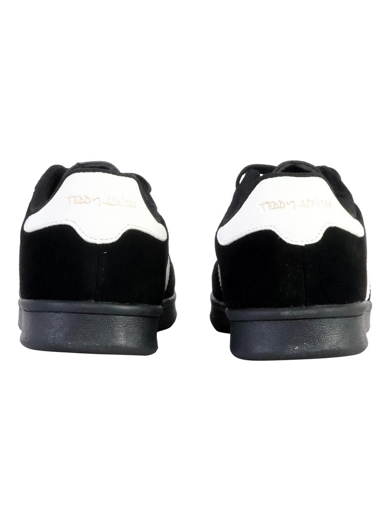 Sapatilhas Teddy Smith White Suede Pretas e Brancas para Homem Preto - Kiabi