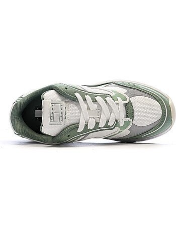 Sapatilhas Tommy Hilfiger Archive 25 para Mulher Branco/Verde