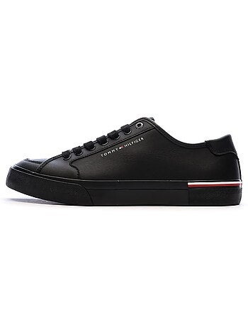 Sapatilhas Brancas de Couro para Homem Tommy Hilfiger Core Corporate Vulc