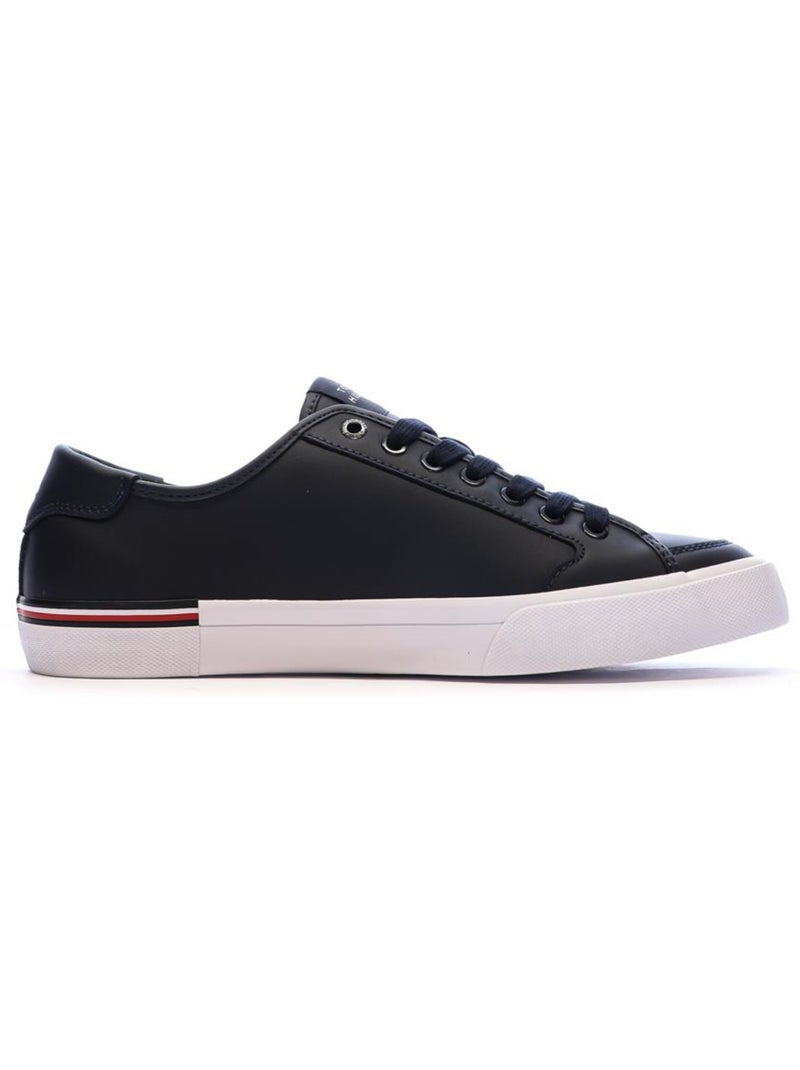 Sapatilhas Tommy Hilfiger Core Corporate Vulc para Homem Azul-marinho - Kiabi