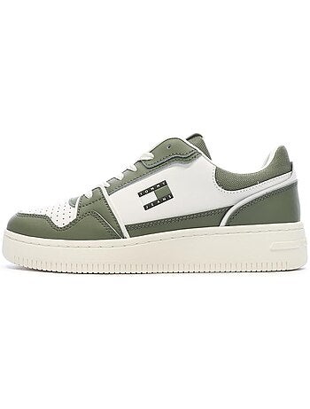 Sapatilhas Tommy Hilfiger Cupsole Branco/Verde para Homem