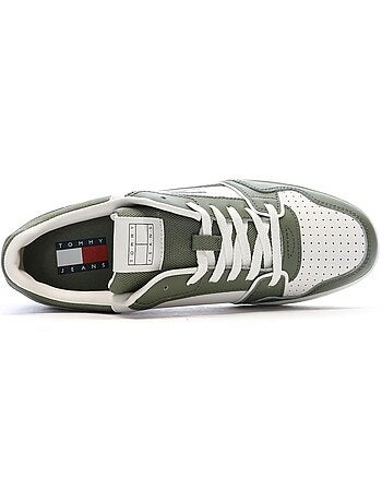 Sapatilhas Tommy Hilfiger Cupsole Branco/Verde para Homem