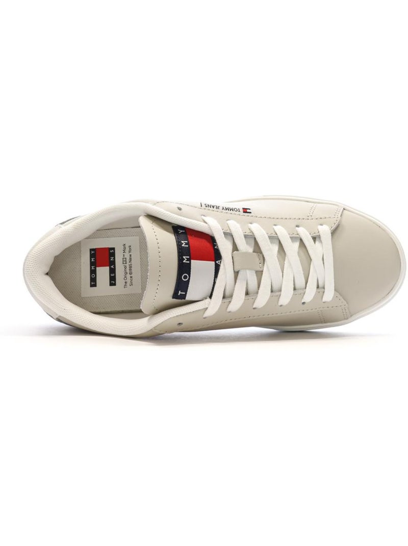 Sapatilhas Tommy Hilfiger Cupsole Cinzentas para Mulher Cinza-prateado - Kiabi