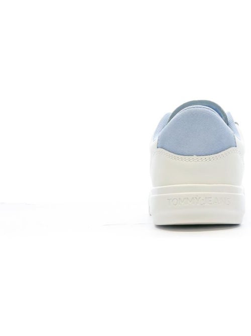Sapatilhas Tommy Hilfiger Cupsole para Mulher em Branco e Azul - Kiabi Sapatilhas Tommy Hilfiger Cupsole para Mulher em Branco e Azul - Kiabi