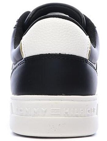 Sapatilhas Tommy Hilfiger Essential Chic Curtas Pretas para Mulher