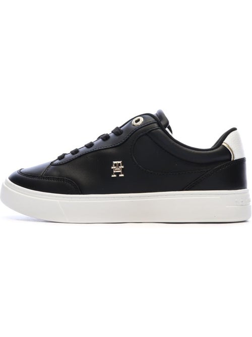 Sapatilhas Tommy Hilfiger Essential Chic Curtas Pretas para Mulher - Kiabi