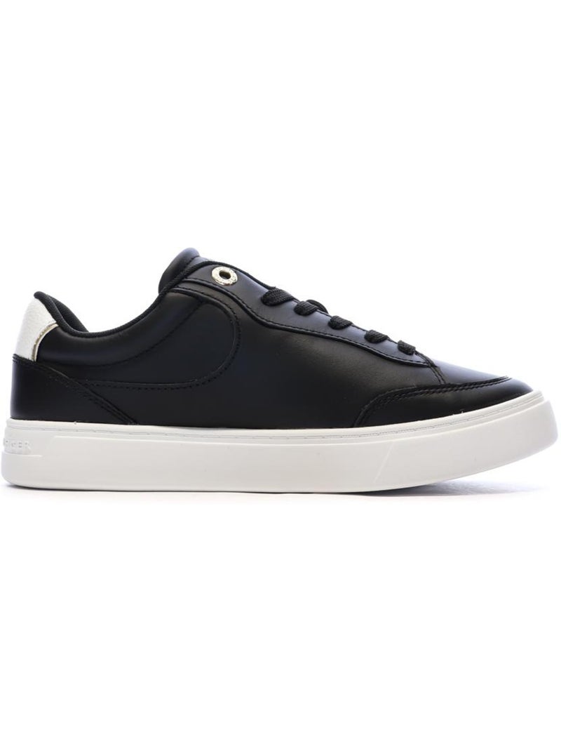 Sapatilhas Tommy Hilfiger Essential Chic Curtas Pretas para Mulher Preto - Kiabi