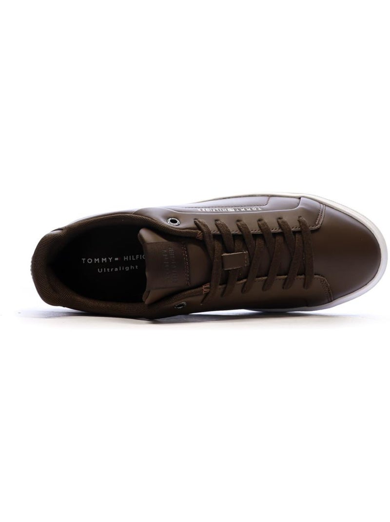 Sapatilhas Tommy Hilfiger Icon Castanhas para Homem Castanho-capuccino - Kiabi