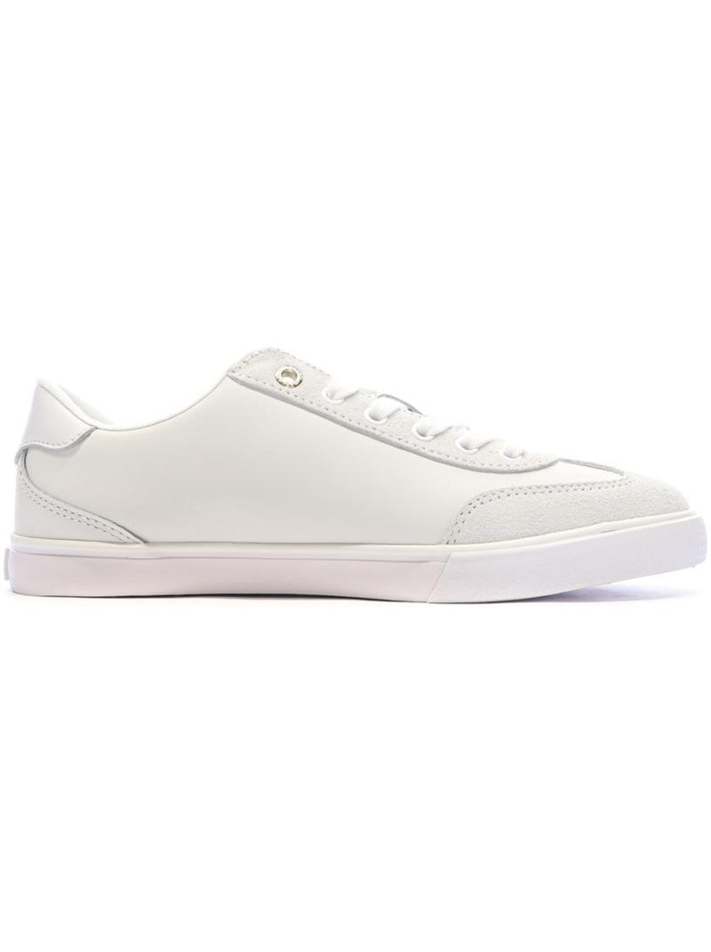 Sapatilhas tommy hilfiger th chic ecru para mulher Ecru - Kiabi