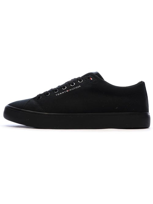 Sapatilhas Tommy Hilfiger Th Hi Vulc Low Core Pretas para Homem - Kiabi Sapatilhas Tommy Hilfiger Th Hi Vulc Low Core Pretas para Homem - Kiabi