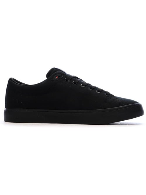 Sapatilhas Tommy Hilfiger Th Hi Vulc Low Core Pretas para Homem - Kiabi Sapatilhas Tommy Hilfiger Th Hi Vulc Low Core Pretas para Homem - Kiabi