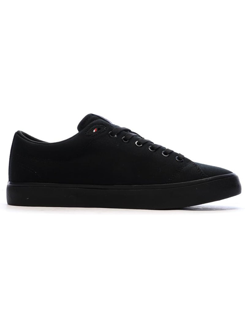 Sapatilhas Tommy Hilfiger Th Hi Vulc Low Core Pretas para Homem Preto - Kiabi